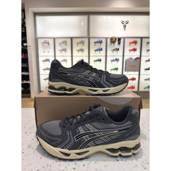Asics Gel-Kayano 14 Clay / Grey Black Graphite Coffee Plum Silver 1203A540 020 - Picture 1 of 9